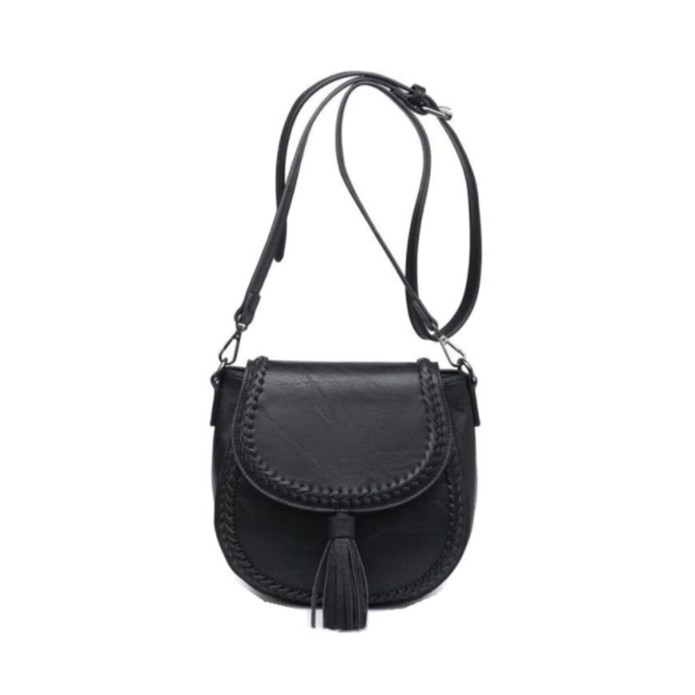 2061 Retro Crossbody Handbag Saddle Tassel Satchel Purses Shoulder